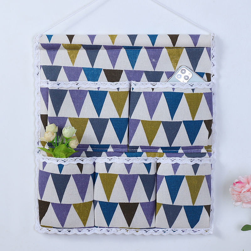 收纳袋棉麻宿舍挂袋墙挂式多层门后厨房卫生间床上壁挂悬挂式杂物详情22