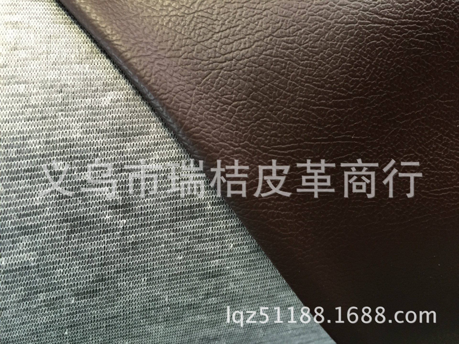 PVC bark-patterned car leather, seat cushion leather, furniture leather, decorative soft package artificial leather pic 6