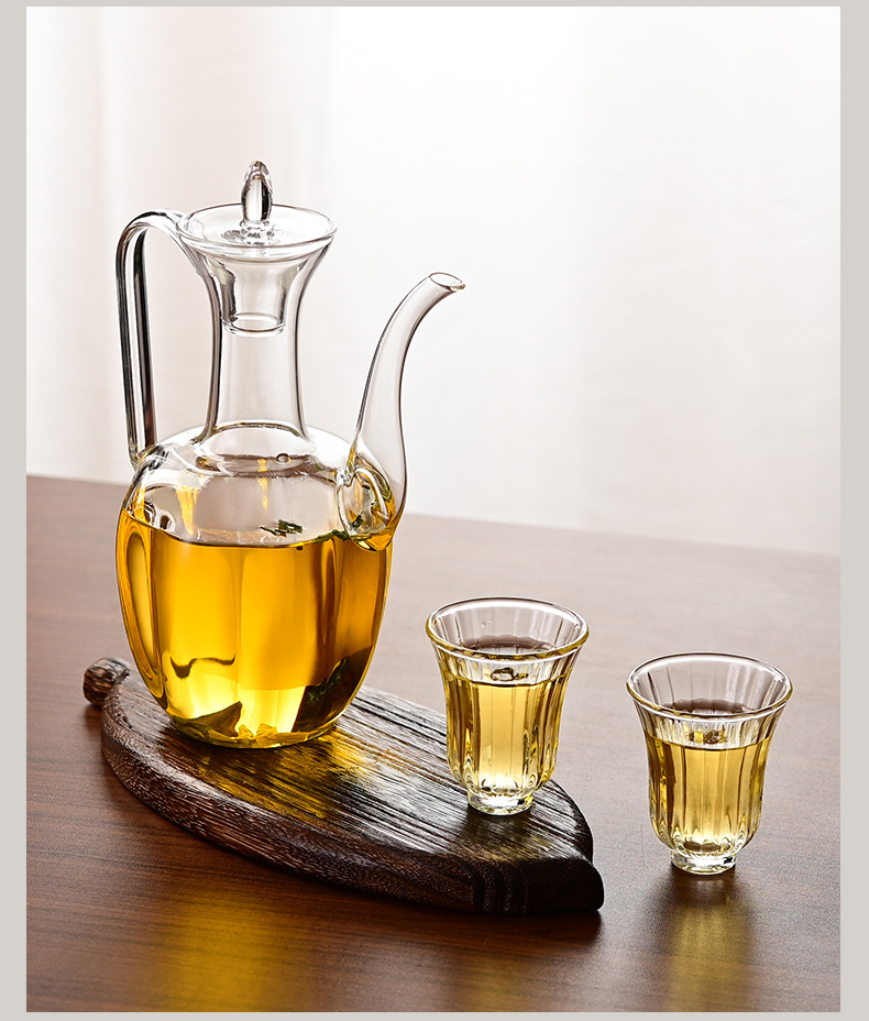 爆款仿宋茶壶自带过滤绿茶壶耐热玻璃加厚小青柑茶壶可明火加热壶详情28