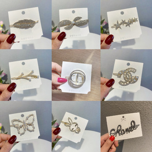 Korean version of ins alloy chain hair band, simple woven hair tie for women, high-elasticity colorful hair tie, small chanel-style hair accessory pic 8