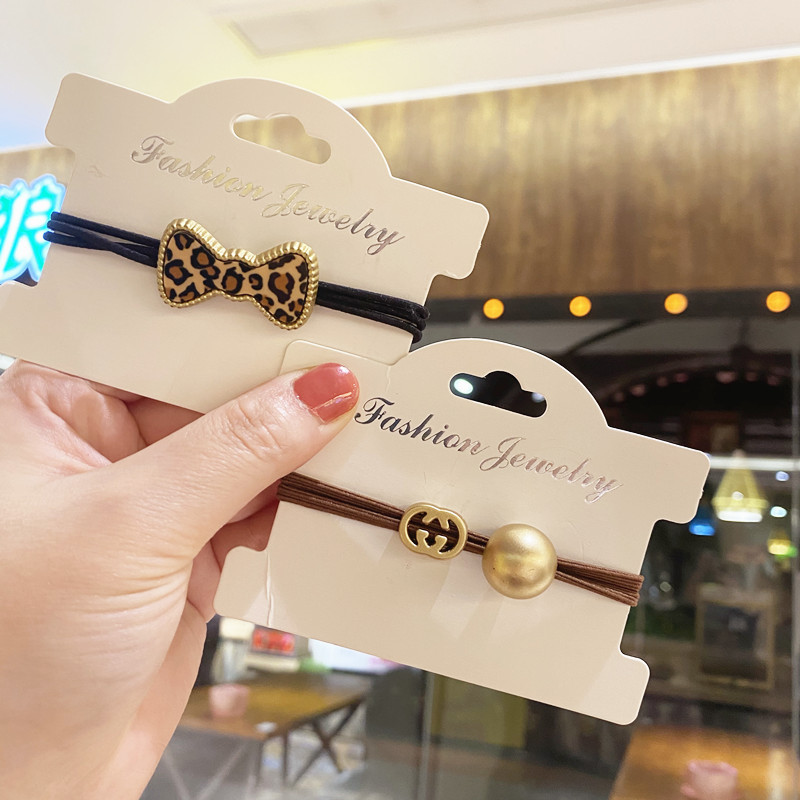 Trendy hair ties, hair accessories, rubber band hair bands, adult female students, Korean version, simple and cute rubber band hair ties, Instagram pic 5