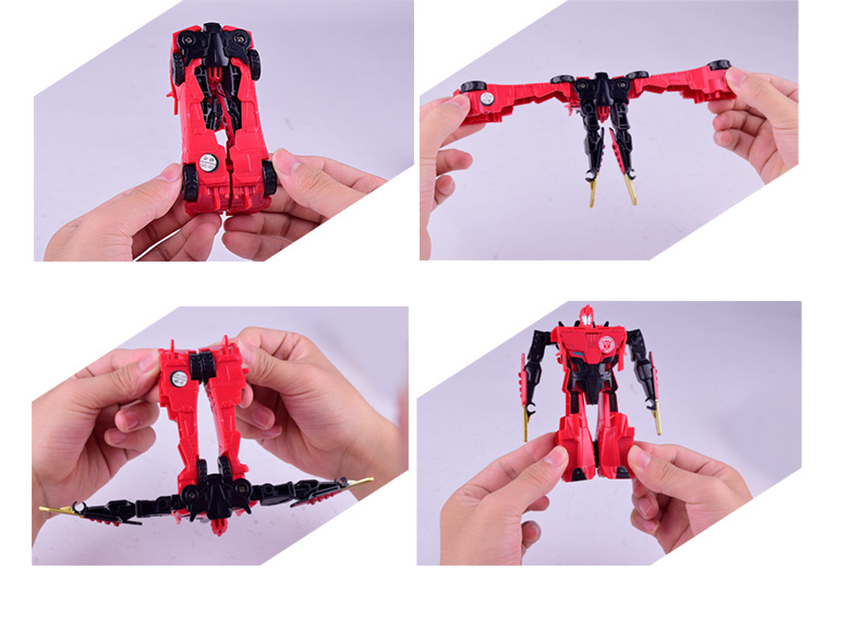 Transformadora modelo de juguete de un paso transformadora de coche robot King Kong optimus avispón niño niño toy handpiece 3+ pic 29