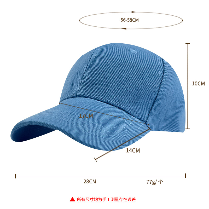 19 color light panel protector solar baseball cap bordado logo impreso publicidad cap wholesale hombres mujeres transpirable sunshade pato sombrero pic 3