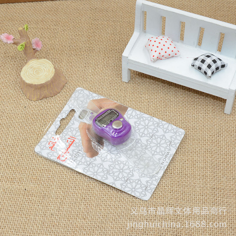 Factory direct sales of mixed-color mini finger electronic counter ring counter 1011 pic 12