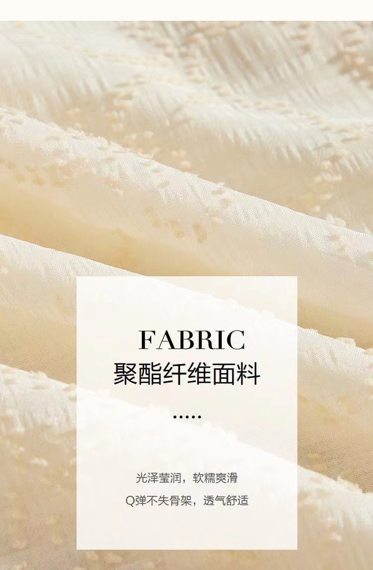 国风上衣女雪纺遮肚子雪纺衫遮肉米白色长袖V领盘扣衬衫女详情4