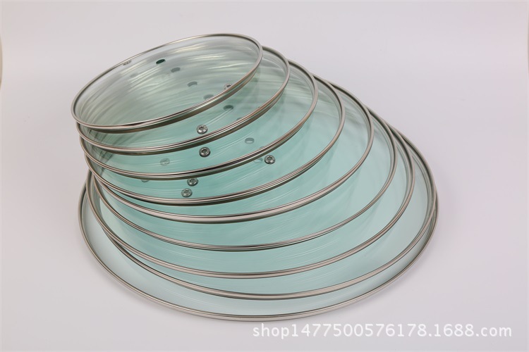 The manufacturer supplies G-shaped tempered glass LIDS, visible tempered glass LIDS, round pot LIDS, and glass that can be used to stand up and cover wok LIDS pic 14