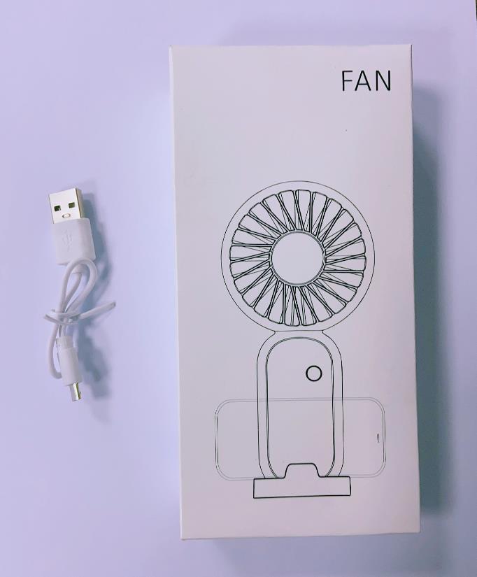 Desktop student cartoon mini simple exhibition event gift, small customized logo, handheld small fan pic 3