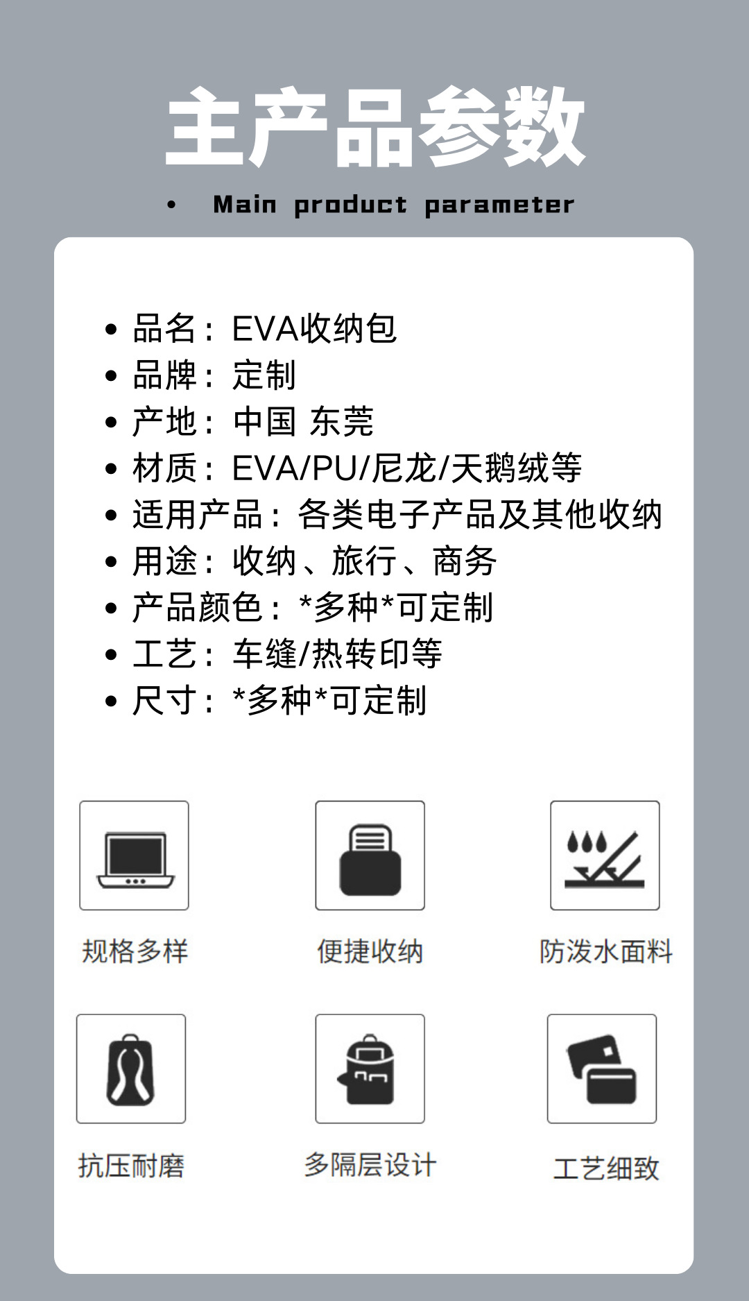 现货eva硬盘包硬壳数据线收纳 移动电源包耳机包数码收纳包详情12