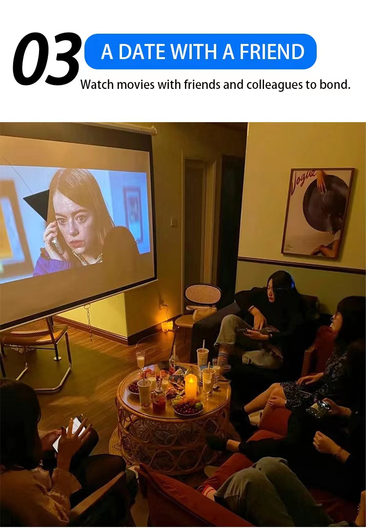 The new YG300MAX upgraded Q3 portable projector for cross-border e-commerce and the mini projector for foreign trade pic 10