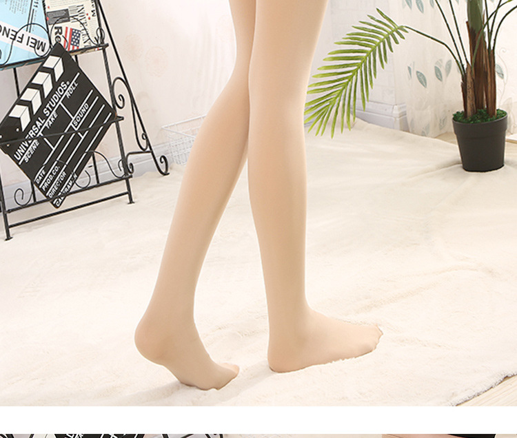 The new best-selling facial mask leggings, anti-slip cola pants, thermal pants, one-piece pants with feet, autumn and winter with fleece and bare legs pic 21