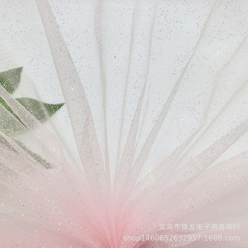 Gold-sprayed plain cloth, gold-powder net, gauze fabric, puffy skirt fabric, clothing, handicrafts, decorations, DIY flowers pic 6