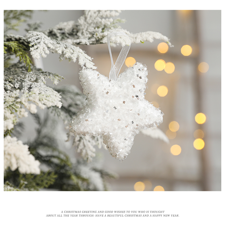 Simple Nordic-style Christmas gift package for foreign trade, white foam dowry packaging, ornaments, pendants, colored Christmas tree pendants, gifts pic 4