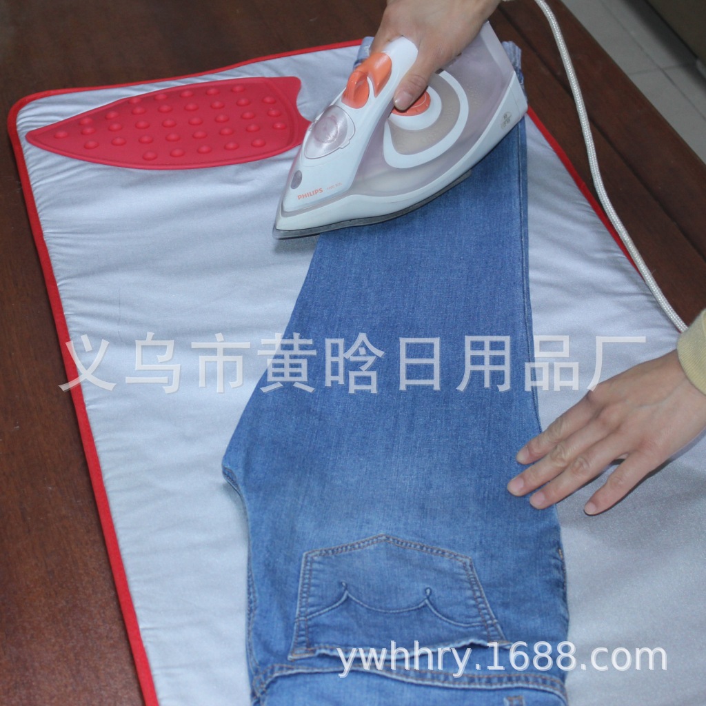 【LOVELY HOME】【 Chi Jia 】 Clothing Ironing Pad Silicone Ironing Pad All-Cotton Silver-coated High-temperature Resistant Ironing Pad Foldable Portable Ironing pad Home Ironing pad pic 3