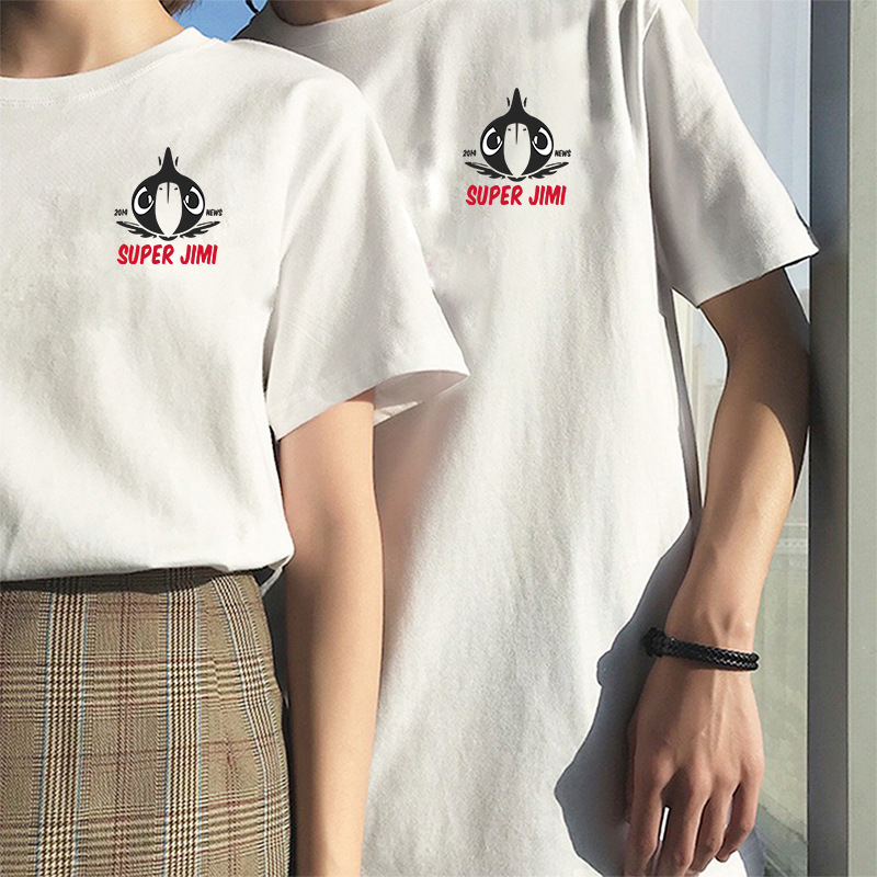 【热销】纯棉重磅加厚白色短袖T恤女装半袖2023夏季新款宽松百搭详情32