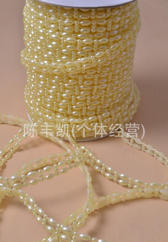 ABS semi-circular connecting beads 3mm, 4mm, 6mm, 8mm, 10mm, 12mm, handcrafted clothing accessories, DIY wedding dress curtain accessories pic 14