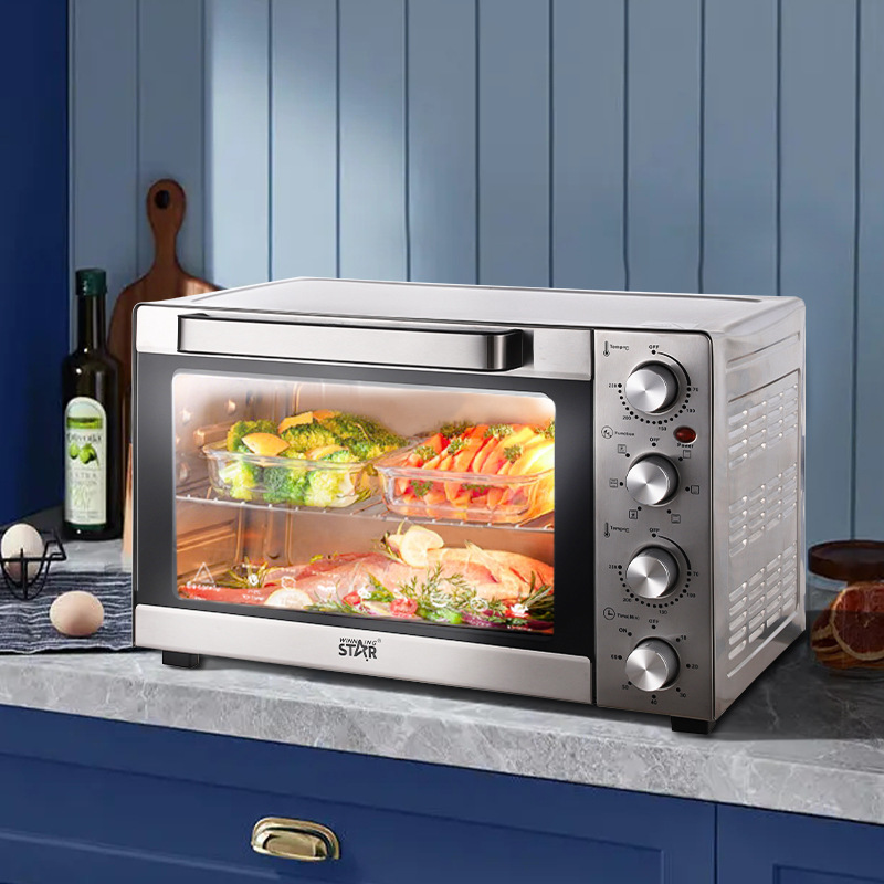 winning star export exclusive 60L stainless steel heating tube baking oven for British and European standards, specifically designed for baking chicken pic 2