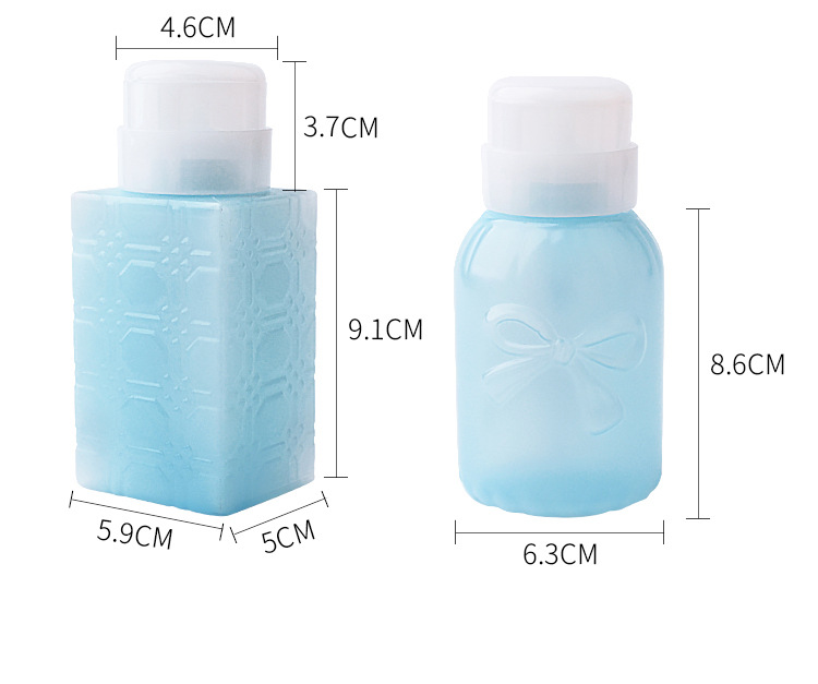 shanilak press bottle nail polish remover, alcohol press bottle, special nail tool with lock and leak-proof 250ml nail suction bottle, other nail care products pic 4