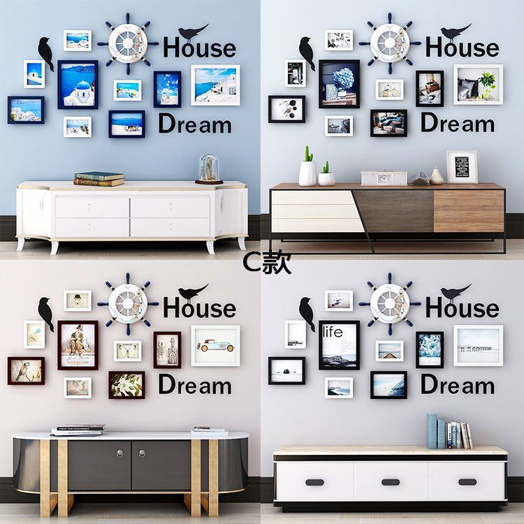 照片墙批发组合相框 婚纱照相架画框创意diy欧式像框挂墙免打孔详情12