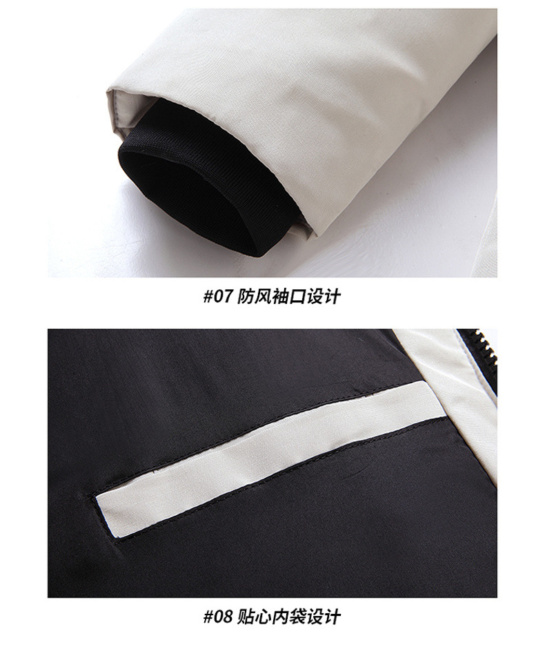 Winter down jacket for men, thickened mid-length, fat men, hooded, wool-neck, big goose coat, solid color, large size trend for young people pic 32