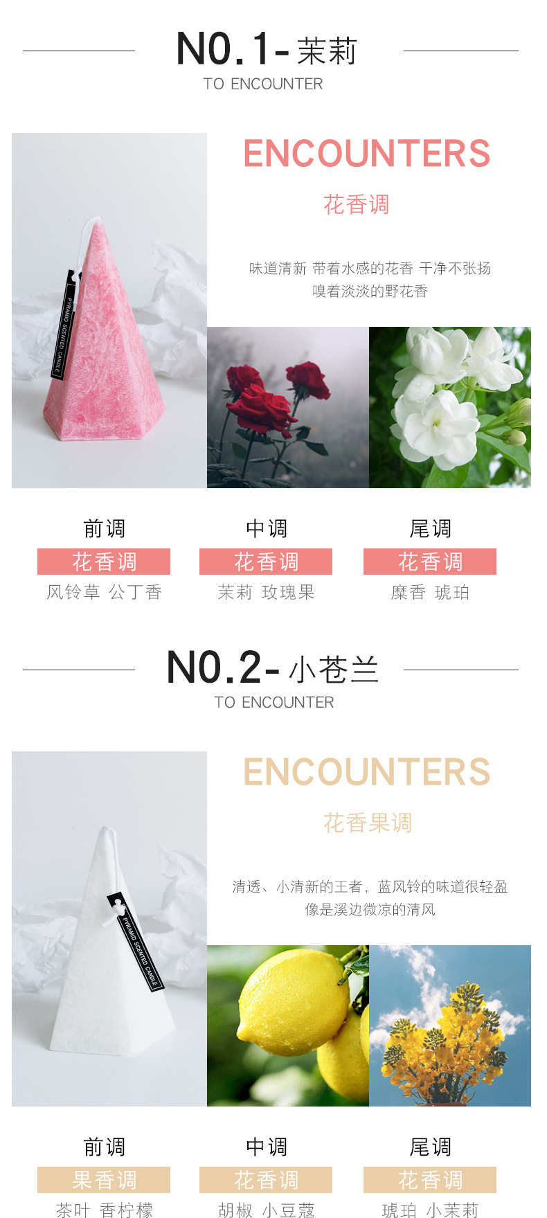 Nordic-style geometric conical essential oil aromatherapy candles, decorative handicrafts, ornaments, aromatherapy candles, electronic candles pic 5