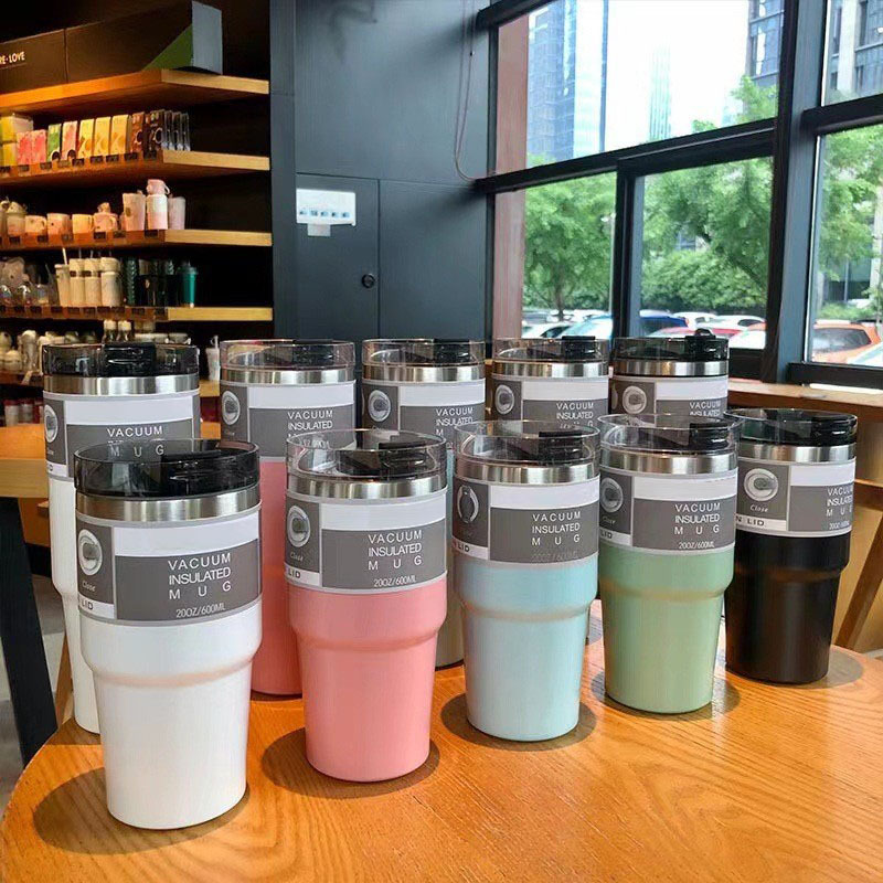 New cross-border 20 car cup, double-layer 304 stainless steel insulated cup, cold preservation ice cup, portable car coffee cup pic 16