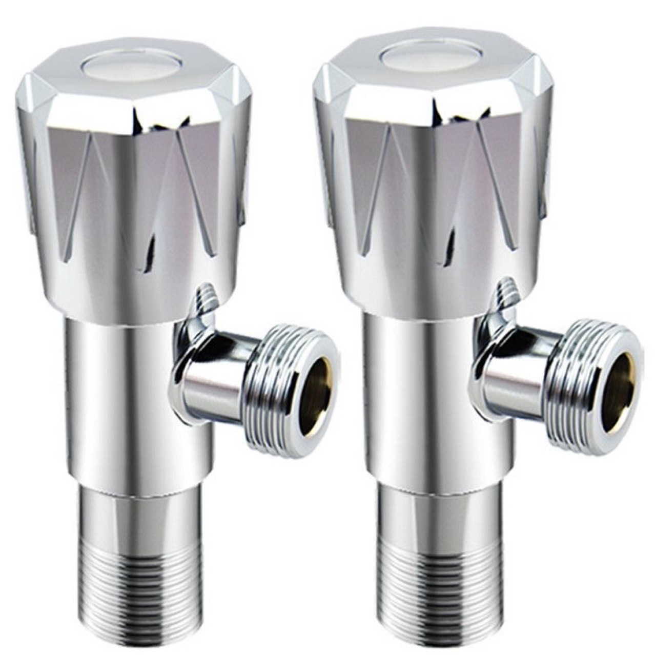 三角阀开关冷热水器马桶不锈钢4四分一进二出止水阀门水龙头开关详情3