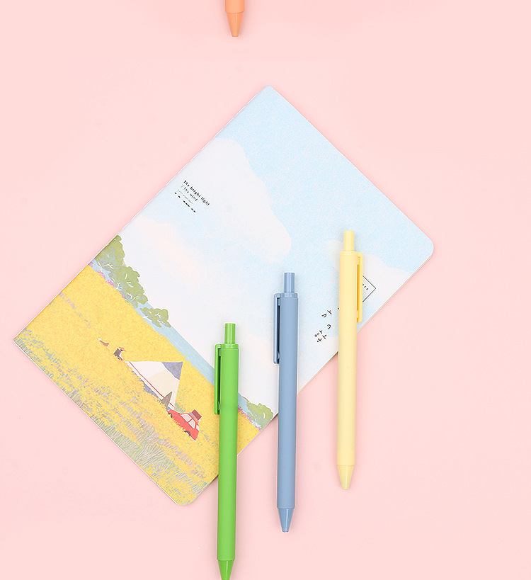 Press the gel pen to customize the logo advertising pen, print and customize the color, use soft rubber for promotional engraving, and wholesale black gel pen beads pic 12