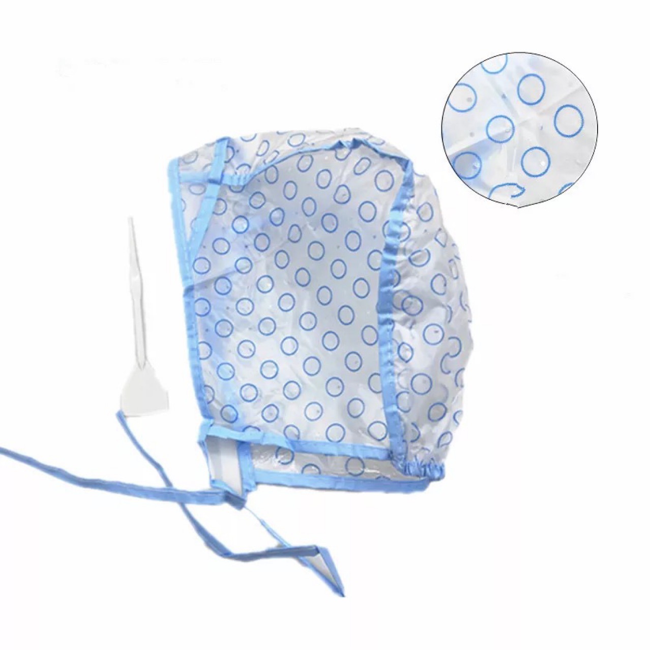 Hair dyeing tools: Picking cap + crochet set, hair dyeing, oiling and perforating cap pic 1