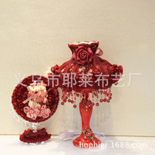 高档精美夏洛特12寸台灯 批发精细做工奢华欧式圆顶树脂底台灯详情6