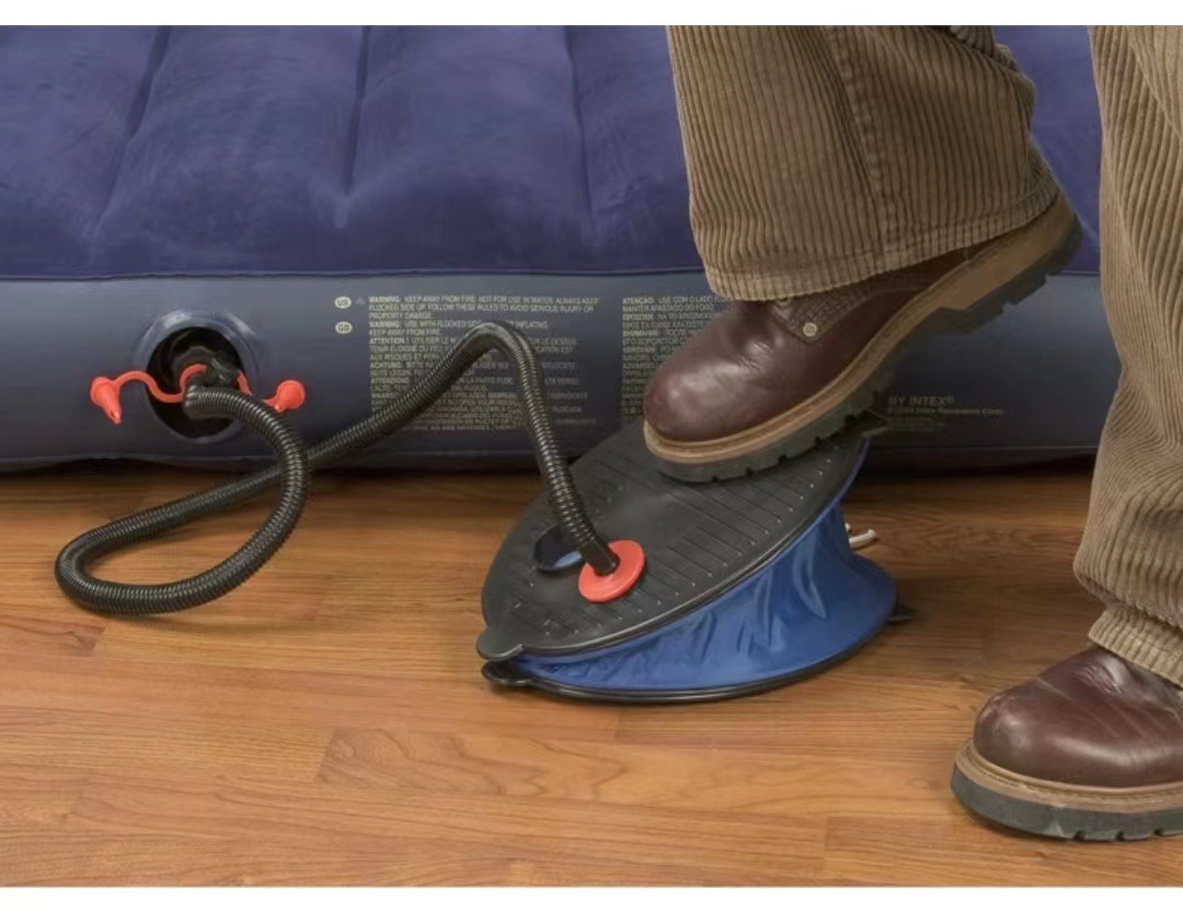 INTEX 69611 Pump, swimming ring, portable manual rubber boat, air pump, balloon, outdoor mattress, home swimming pool pic 6