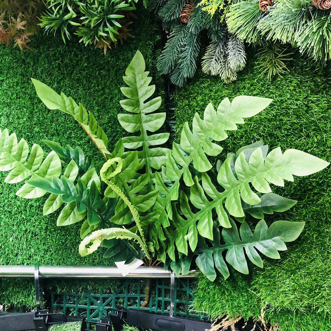 Artificial fern grass, Persian grass green, leaf green grass, row grass, artificial green plants, artificial plants, plant wall accessories, artificial grass, artificial flowers, artificial lawns, artificial trees, artificial vines, artificial flowers, artificial green pic 5