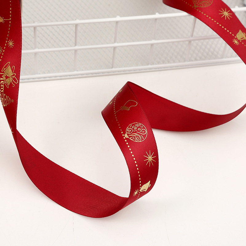 Dingxin Christmas ribbons are in stock and available for wholesale. Snowflake printed polyester ribbons, DIY gift packaging, and bow decoration pic 8
