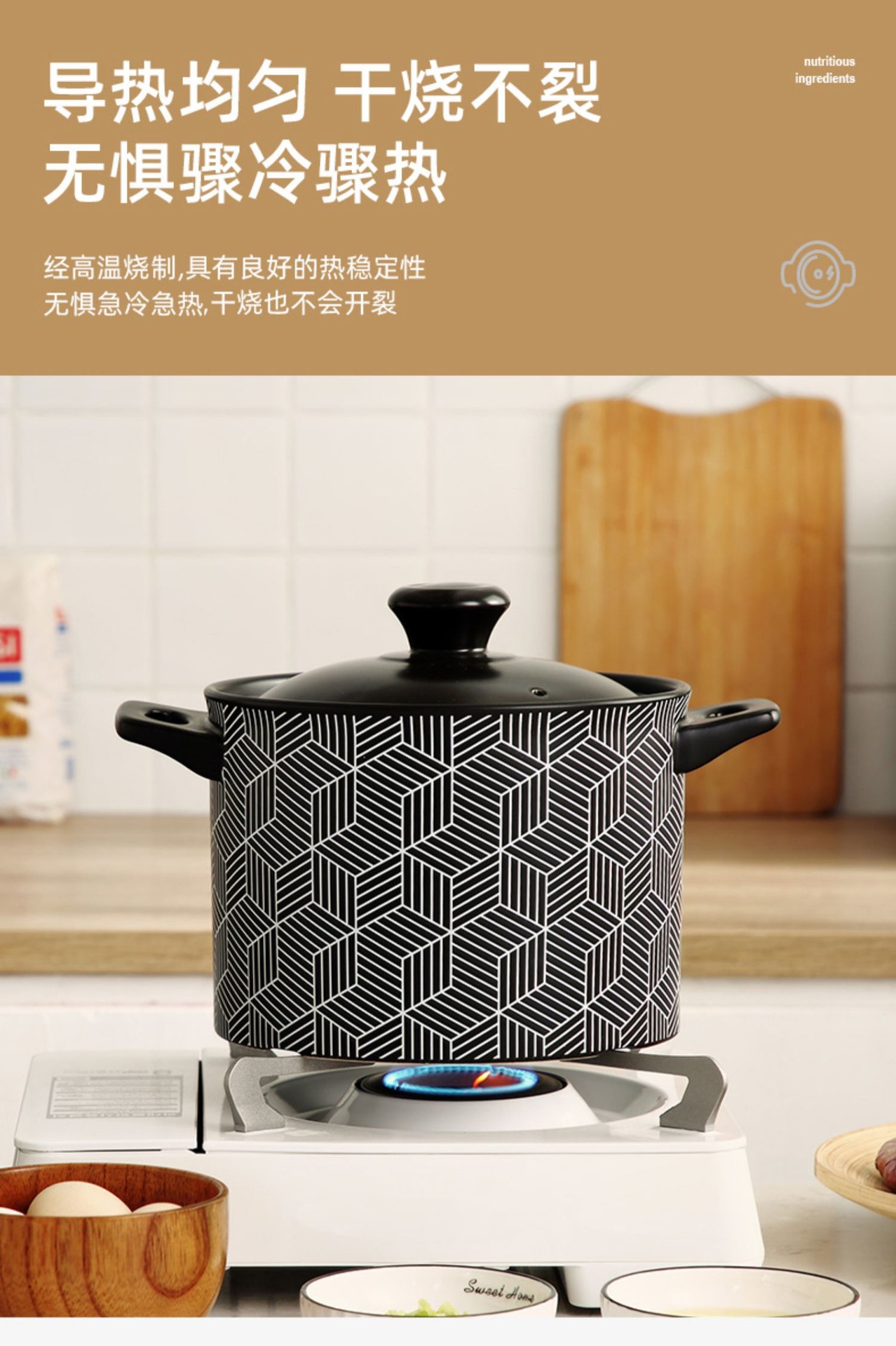 Red clay pot stew pot household gas stove special high-temperature resistant ceramic clay pot 煲仔饭 soup dry boiling pot pic 17