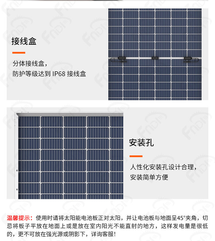 LONGI Solar Panels A-grade double-sided double-glass photovoltaic modules 550W, 560W, 580W solar photovoltaic panels pic 8