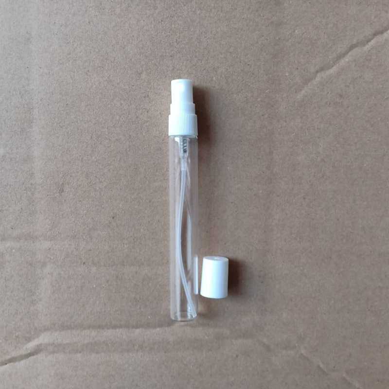 Available in stock: 2ml, 3ml, 5ml, 10ml black and white spray perfume samples, glass portioned spray empty bottles, pulled tube bottles pic 12