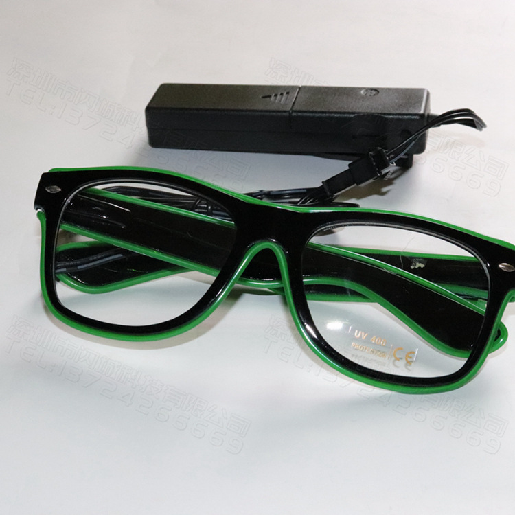 Illuminated Glasses, LED rice nails, voice-controlled bar party gifts, music night club atmosphere supplies, Neon Glasses pic 74