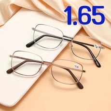 时尚便携折叠老花镜男女高清摆地摊跑江湖金属框双色眼镜批发详情7