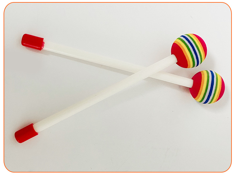 奥尔夫儿童打击乐器棒棒糖鼓6-10寸幼儿园音乐课早教乐器手敲鼓详情11