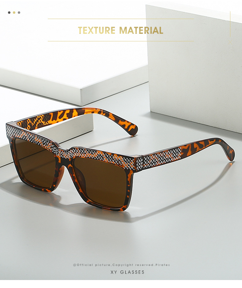 欧美连体镜片一字镶钻太阳镜高级感轻奢百搭眼镜户外遮阳派对墨镜详情2