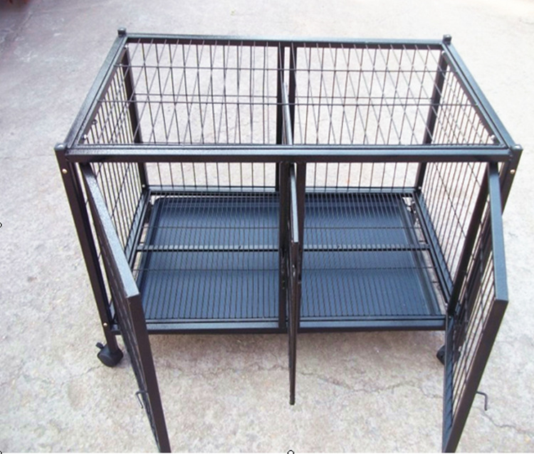 Wholesale Baojie large iron cages with skylights, dog cages, pet cages, dog iron cages, pet iron cages pic 4