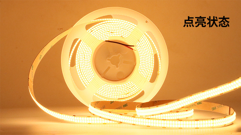 12MM低压线型双排高亮960灯每米单色高密度无暗区COB灯带 照明装饰其他分类LED灯带详情6