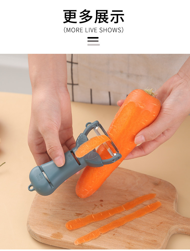Multi-purpose knife and peeler, two-in-one peeler, two-in-one knife sharpener, carrot, apple and fruit peeler pic 5