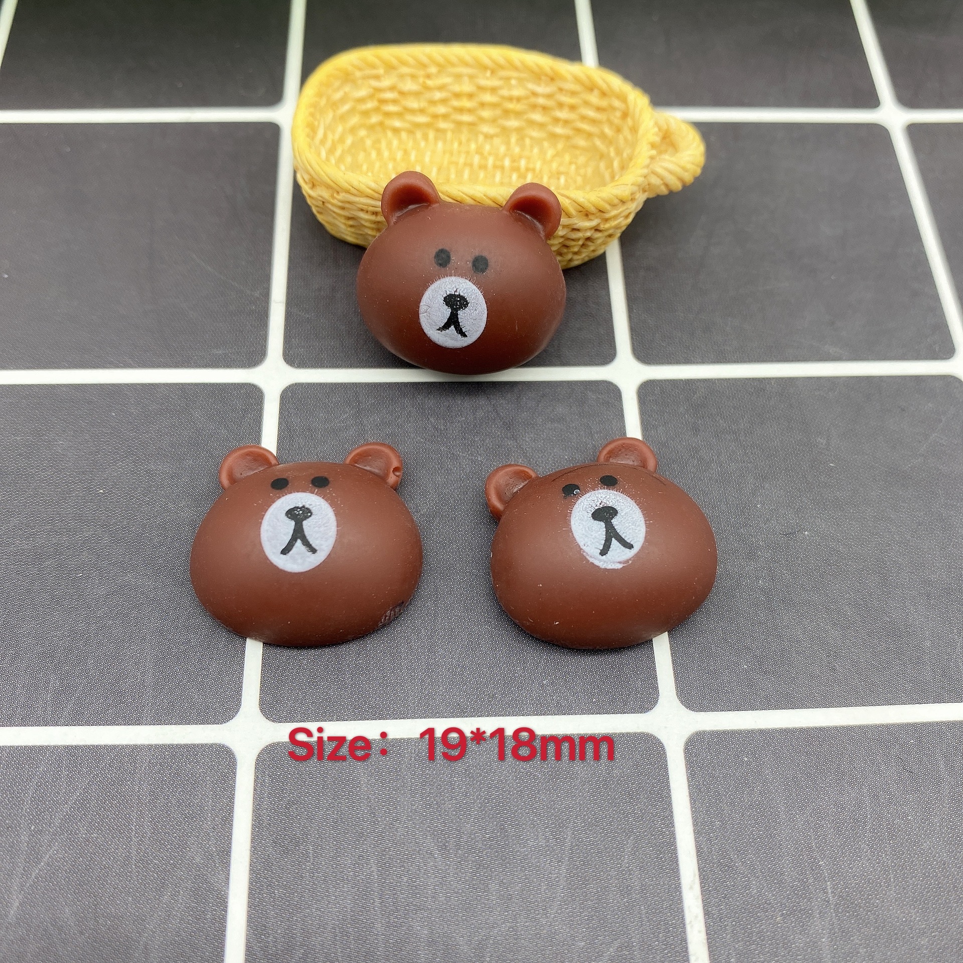 树脂配件饰品帽子贴片史莱姆内放DIY日韩风哑光笑脸厂家直销详情31