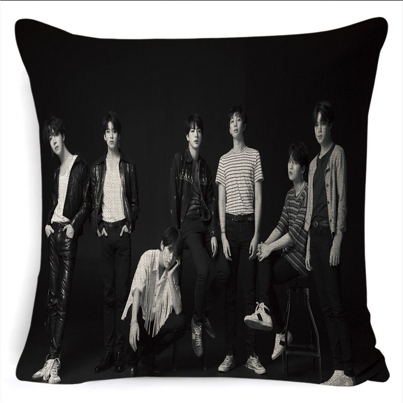 Customized new cushion covers for anime and cartoon BTS fans, Douyin merchandise and fan gifts pic 17