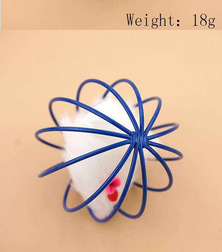 Pet supplies, pet supplies, pet cat toy manufacturer wholesale, cage mouse, 6cm cat grab ball, cat play simulation mouse, cat toy pic 7