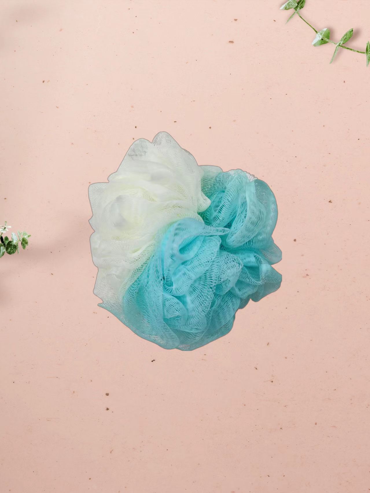 Color-blocking multi-color bath balls, high appearance level, large size, no scattering of bath flowers, super soft scrubbing and foaming bath balls, bathing god pic 1