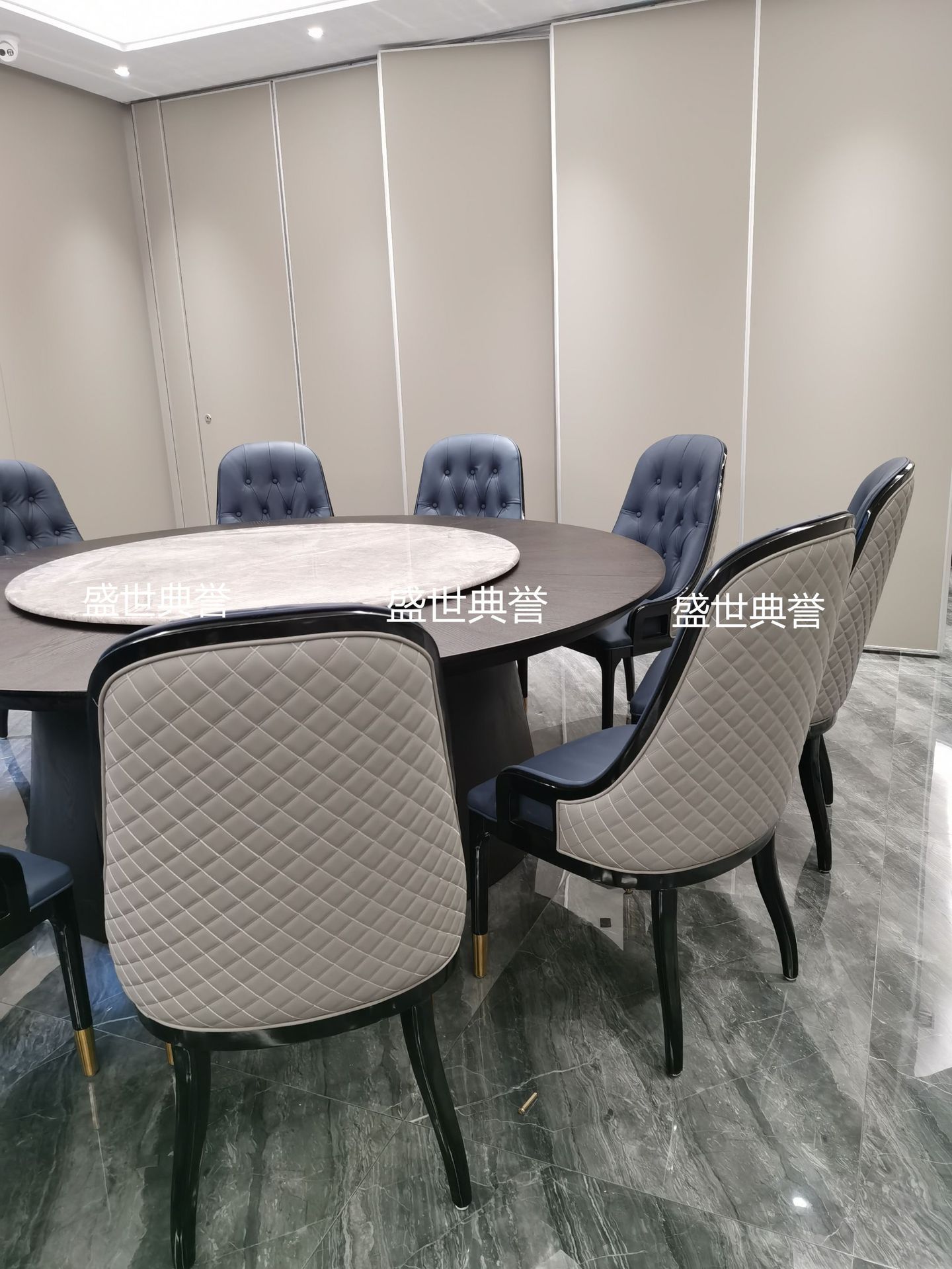 Solid wood dining tables and chairs for five-star hotels in Nanchang, modern light luxury ash wood chairs for clubs, and solid wood chairs for private dining rooms in restaurants pic 15