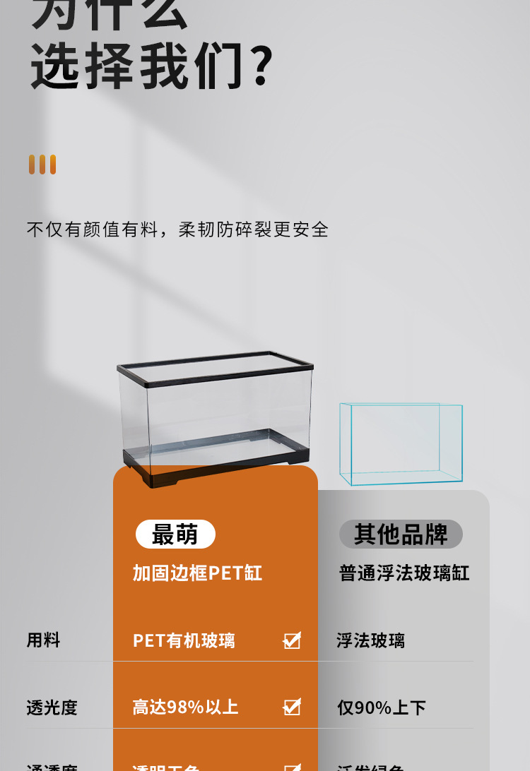 Turtle tank, household with a balcony, climbing platform, ecological acrylic plastic breeding box, landscape water circulation, living room small fish tank pic 5
