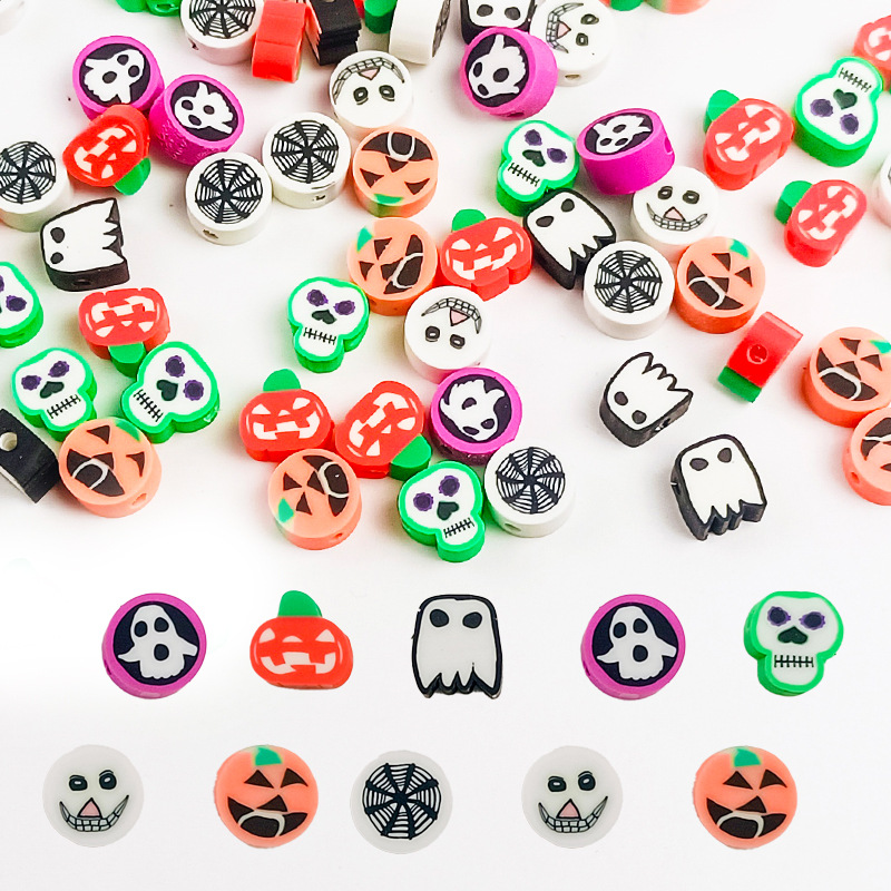 Christmas soft clay nail art slices, 5MM mixed style, 50g small bag, cross-border festival party DIY accessories pic 9