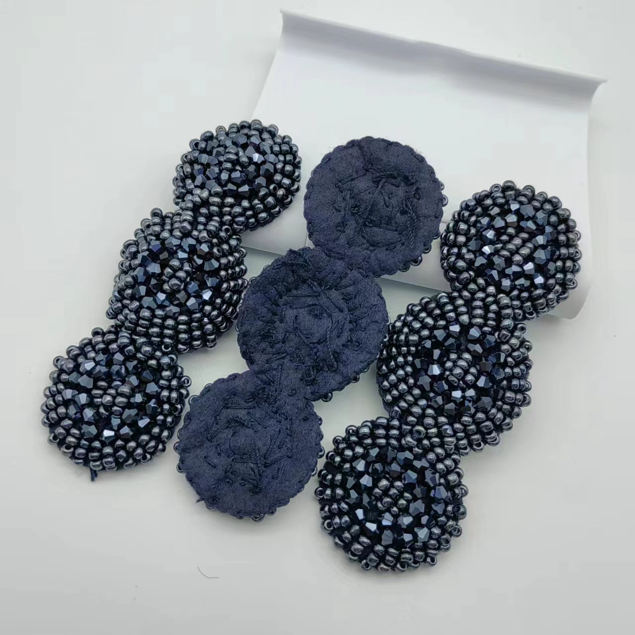 跨境手缝珠子鞋配件几何圆形民族风鞋帽diy配饰手工服装辅料现货详情1